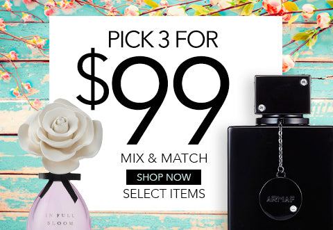 Pick 3 for $99 Mix & Match Shop Now Select items