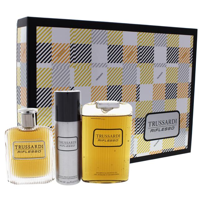 Trussardi Riflesso by Trussardi for Men - 3 Pc Gift Set