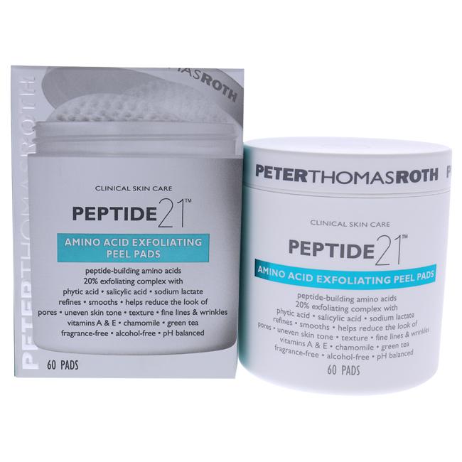 Peptide 21 Amino Acid Exfoliating Peel Pads by Peter Thomas Roth for Unisex - 60 Count Pads