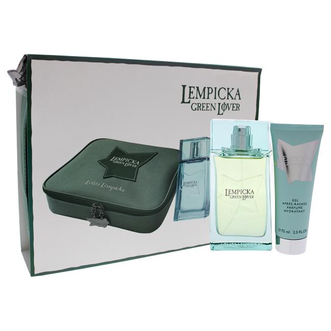 Green Lover by Lolita Lempicka for Men - 3 Pc Gift Set