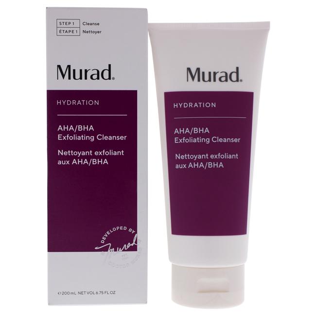 AHA-BHA Exfoliate Cleanser by Murad for Unisex - 6.75 oz Cleanser