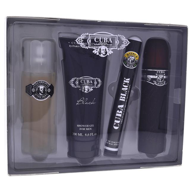 Cuba Black by Cuba for Men - 4 Pc Gift Set, Product image 1