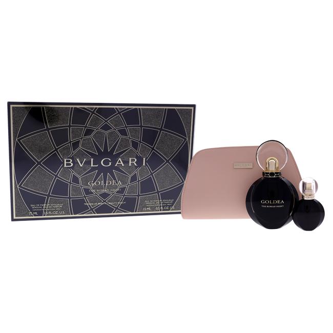 Goldea The Roman Night by Bvlgari for Women - 3 Pc Gift Set