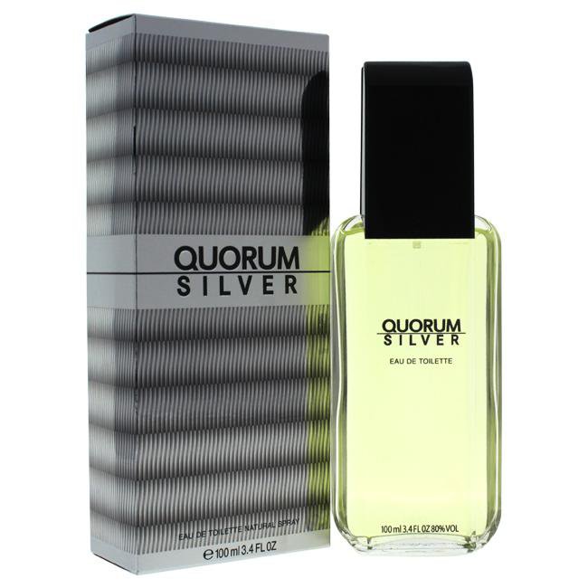 QUORUM SILVER BY ANTONIO PUIG FOR MEN -  Eau De Toilette SPRAY, Product image 1