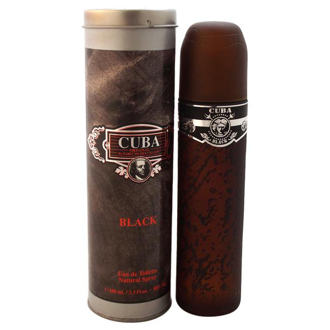 CUBA BLACK BY CUBA FOR MEN -  Eau De Toilette SPRAY