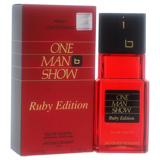 ONE MAN SHOW BY JACQUES BOGART FOR MEN -  Eau De Toilette SPRAY (RUBY EDITION)