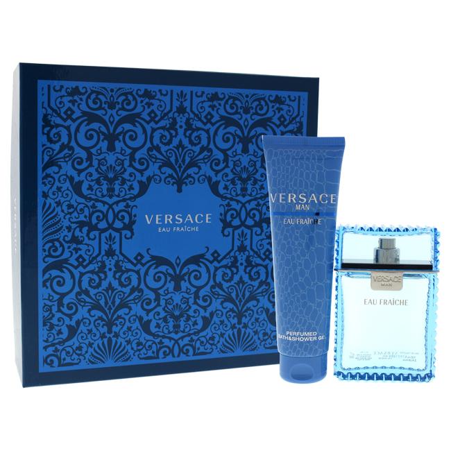 Versace Man Eau Fraiche by Versace for Men - 2 Pc Gift Set