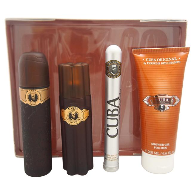 Cuba Gold by Cuba for Men - 4 Pc Gift Set