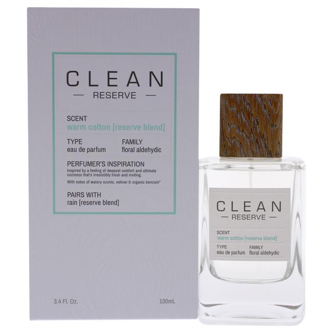 Reserve Warm Cotton by Clean for Unisex - Eau de Parfum Spray, Product image 1