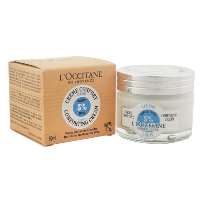 Shea Butter Light Comforting Cream by LOccitane for Unisex - 1.7 oz Cream