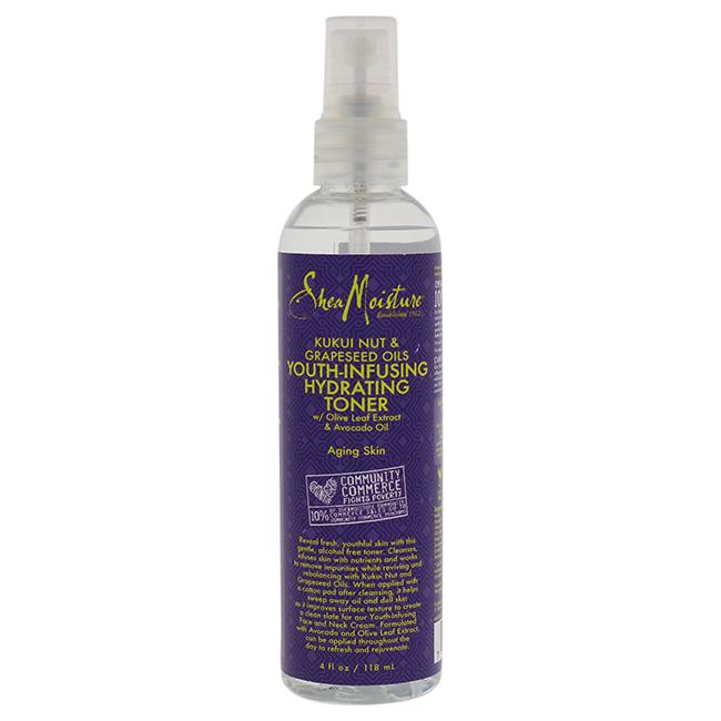 Kukui Nut & Grapeseed Oils Youth-Infusing Hydrating Toner by Shea Moisture for Unisex - 4 oz Toner, Product image 1