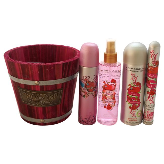 Cuba Heartbreaker by Cuba for Women - 4 Pc Gift Set, Product image 1