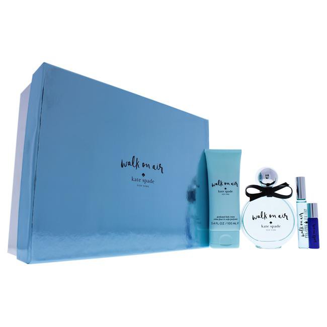 2017S Walk On Air by Kate Spade for Women - 4 Pc Gift Set 3.4oz EDP Spray, 0.34oz EDP Rollerball, 3.4oz Body Cream, 0.16oz Walk On Air Sunset EDP Rollerball, Product image 1