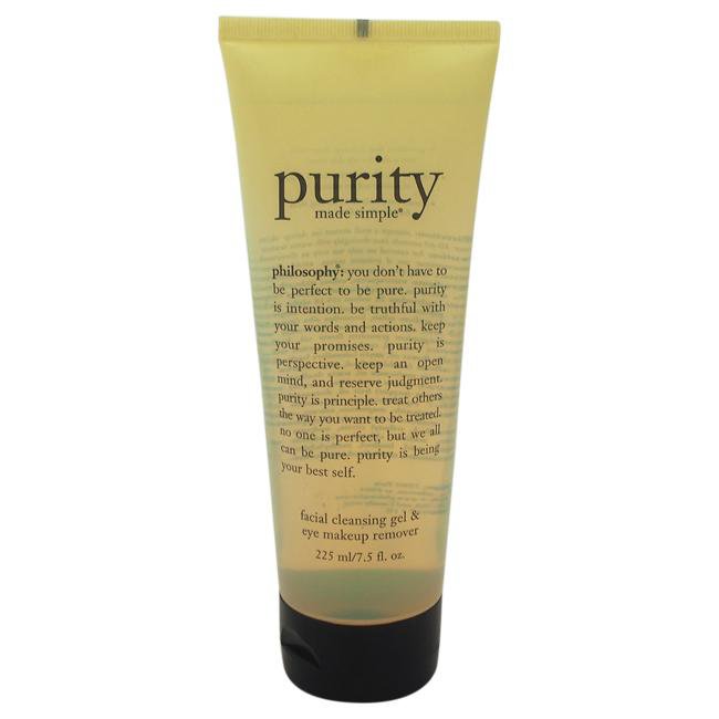 Purity Made Simple Foaming Facial Cleansing Gel and Eye Makeup Remover by Philosophy for Women - 7.5