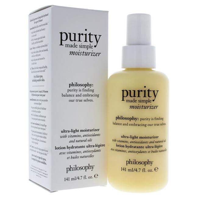 Purity Made Simple Ultra Light Moisturizer by Philosophy for Women - 4.7 oz Moisturizer